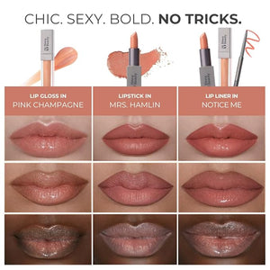 Rinna Beauty Icon Lip Kit - Heidi - All-in-one Lip Kit Includes Lipstick, Lip Gloss, Lip Liner - PINK NUDE look - Long-lasting, Anti-aging &amp; Moisturizing, Vegan, Cruelty-Free - 1 each