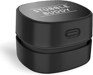 Pete &amp Pedro The Stubble Buddy - Portable Beard &amp Facial Hair Cleanup Trimming &amp Manscaping Handheld Mini Vacuum | Cordless USB Rechargeable Hair Clippings Cleaner | As Seen on Shark Tank