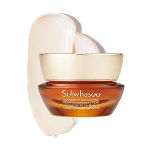 Sulwhasoo Concentrated Ginseng Rejuvenating Eye Cream- Korean Ginseng &amp Peptide Anti-Aging Under Eye Cream for Wrinkes Puffiness Dark Circles &amp Radiance 0.50 fl. oz.