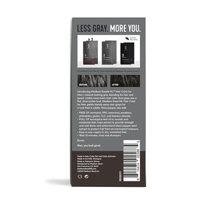 Madison Reed Mr. Hair Color for Men Dark Brown to Black Demi-Permanent Hair Dye Reduces Grays in 15 Minutes For Hair &amp Beard Nourishing &amp Strengthening Keratin &amp Argan Oil 2 Applicati