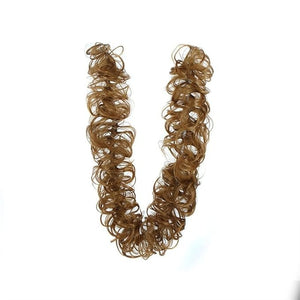 SONGCHAO Fake Hair Bun Messy Bun Ponytail Hair Extensions 80cm Long with Elastic Rubber Band Synthetic Fluffy Wrap Wig Women Hair Bun Hair Accessories (Color : #27)