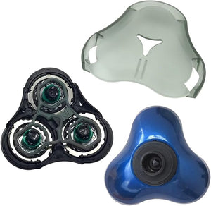 New Shaving Head w/Base Holder for Philips Norelco RQ11 Sensotouch 2D 1150 X 1160X 1170 X 1180X