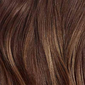 Luxy 100% Remy Human Hair Extensions for Thin Hair Thinning Hair Fill-Ins ? 6 Seamless Wefts Multi-Dimensional Color Blend - Natural-Looking Volume &amp; Coverage 95 grams 20" Chocolate Brown Balayage