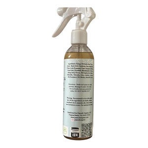 Fenugreek &amp Rosemary Hair Spray - Strengthen Hydrate Moisturize &amp Thicken Naturally ? for Dry Oily Flaky Thinning Damaged Hair Types - Thin Edges - Dry Loc - For For Men Women 8oz- NO