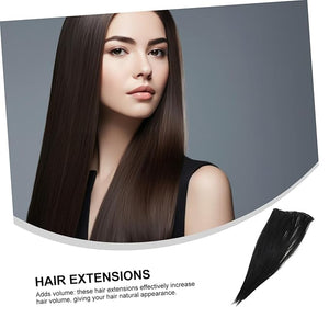 FRCOLOR 21pcs Straight for Women Natural-looking Hair Extensions Clips Versatile for Added Volume and Style Suitable for Hair Lengths