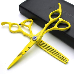 SHARONDS Hair Cutting Set Hair Scissors Thinning Scissors 6 Inches 440C