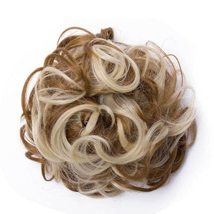 Hair Accessories 80cm Women's Synthetic Bun Messy Bun with Elastic Band Hair Bun Curl Wig Ponytail Extension Hair Extensions Wig Hair Pieces For Women(27H613)