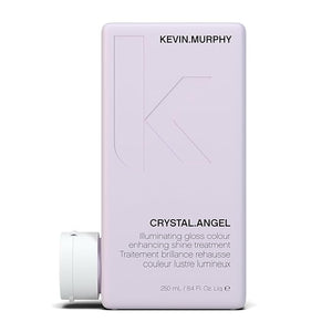 KEVIN.MURPHY CRYSTAL.ANGEL - Colour Shine Hair Treatment - For Colour Gloss - For Coloured or Natural Hair - For Blonde &amp White Tones - Hair Repair &amp Shine - 250 mL / 8.4 fl oz