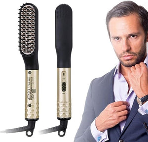 Hair Straightener Hair Styling Appliances Professional Hair Comb Brush Beard Straightener Multifunctional Hair Straightening Comb Hair Curler Fast Styling Tools ( Color : White without box  Size :