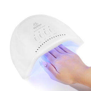Beetles UV Nail Lamp - LED Nail Lamp with 3 Timer 30/60/120s UV Light for Gel Nails Smart Sensor Nails Dryer for Fast Curing Gel Polish Top Coat and Base Coat DIY Salon Manicure Art Tools White