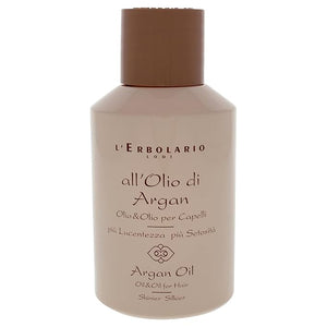 L'Erbolario Argan Oil for Hair - Deeply Conditioning Hair Oil for Frizz Control - Nourishes and Adds Shine - Enhances Softness and Silkiness - 3.3 oz