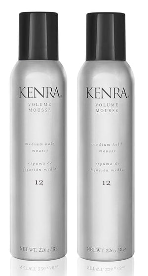 Professional Volume Mousse 12 | Firm Hold Mousse | Alcohol Free | Non-drying Non-flaking Lightweight Formula | Tames Frizz &amp Conditions | Thermal Protection up to 45F | All Hair Types