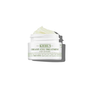 Kiehl's Avocado Eye Treatment Under Eye Cream for Puffiness and Dark Circles with Caffeine to Correct Bags 99% Naturally Derived Non-Toxic Formula