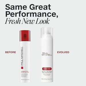Paul Mitchell Hot Off The Press Thermal Protection Hairspray Perfect Prep + Finish For Heat Styling For All Hair Types 6 oz