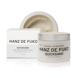 Hanz de Fuko Quicksand ? Premium Men¡¯s Hair Styling Wax &amp Dry Shampoo for a High Hold Ultra Matte Finish ? Ideal Texture Product for Thin Thick and All Hair Types ? 2 oz Travel Size