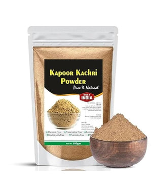 Premium Kapoor Kachri Powder Herbal Supplement for Hair Care &amp Scalp Health 100gm