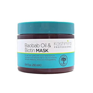 Baobab Oil &amp; Biotin Hair Mask Treatment Penetrates Deeply Into The Hair To Help Restore Elasticity and Rebuild Strength