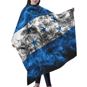 Honduras Flag Salon Hair Cutting Cape Cloth Barber Hairdressing Wrap Haircut Apron Cloth 55''X66''