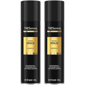 TRESemm? Hairspray Extra Hold 2-Pack ? Moisturizing Hair Spray Anti-Frizz Products Humidity Protection 14.6 Oz Ea