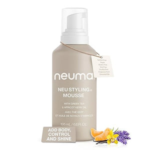 NEUMA Neu Styling Hair Mousse 6.6 Fl. Oz. Mousse for Hair Volume with Lavender, Mandarin &amp; Vanilla Scent