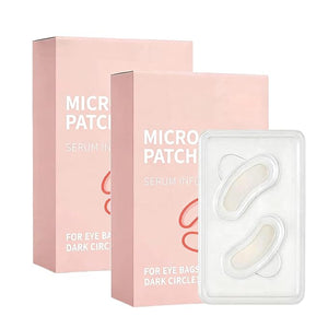 Micro Eye Patches Under Eye Patches for Puffy Eyes and Dark Circles Forehead &amp Smile Line Patches Facial Anti Wrinkle Patches Skin Care Masks for Women (4 Pairs)