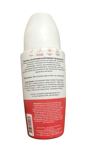 Deodorant Roll On Rosa Selvagem- Antiperspirant Brightening (85 Ml) 2.87 Fl Oz
