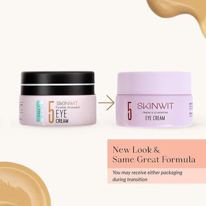 SKINWIT - Anti-Aging Eye Cream EGF Retinol Hyaluronic Acid and Peptides for lines and Wrinkles Caffeine and Hesperidin for Dark Circles &amp Puffiness - 0.67 Oz - Made in USA