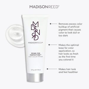 Madison Reed Prime for Perfection Hair Color Primer Preps Hair &amp Creates Smooth Base for Flawless Color Gentle &amp Nourishing Formula 4 Fl Oz (118 mL)