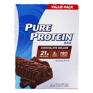 Pure Protein Chocolate Deluxe Value Pack6 Count 50 Gram Bars (Pack of 36 Bars)