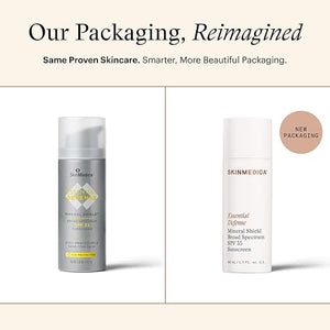 SkinMedica Essential Defense Mineral Shield SPF 35 Sunscreen for Face (NEW PACKAGING). This Lightweight, Facial Sunscreen is Ideal for Oily and/or Combination Skin, 1.7 Oz