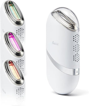 Aalok Snowfit | Red Blue Green LED Light Facial Theraphy, 3in1 Spot Targeted Home Skincare for Firming, Clear Skin, Even Tone