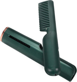 Hair Brush Straightener Electric Heat Comb Portable Straightener for Hair Ceramic Flat for Women Men