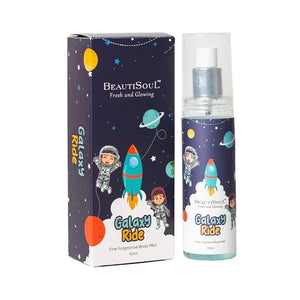 Beautisooul Galaxy Ride Body Mist for Kids - Where Adventure Meets Happiness! Gentle and Skin-Friendly Ingredients | Perfect for Kanjak gifting | Body Perfume for kids - 100 ml
