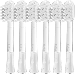 Laifen Cushioned Toothbrush Heads 6 Pack New 2025 Version Replacement Heads Compatible with Wave/Wave Special Electric Toothbrush (Gum Care)