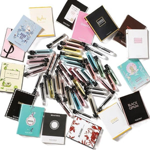Pilestone Women's Designer Fragrance Sampler Set - Luxury High End Perfume Vial Sample Most Popular (12 Random Vials)