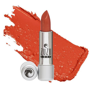 Zuzu Luxe Lip Color Lipstick (Golden Bronze - Sandy Peach/Warm Shimmer), Natural Hydrating Lipstick, Paraben Free, Vegan, Gluten-free, Cruelty-free, Non GMO, 0.13 oz