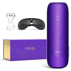 IPL Laser Hair Removal Device For Women: Permanent Hair Removal With Ice-Cooling Care Function to 999999 Flashes Nearly Painless &amp Long-Lasting Results For Fast Full Body Holiday Gifts Purple