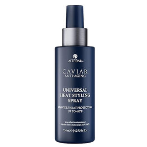Alterna Haircare CAVIAR Anti-Aging Universal Heat Styling Spray 4.2 Fl Oz | Heat Protectant for Wet or Dry Hair | Detangles Smooths and Softens | Eliminates Frizz Resists Humidity | All Hair Types