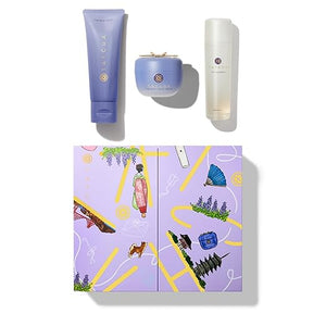 TATCHA Delightfully Dewy Set | Holiday Gift Set - The Rice Wash The Dewy Skin Cream and The Travel-Sized Essence ($177 Value)