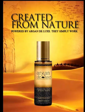 Hair Care Set Argan Oil Serum 50ml and Hair Mask 250ml Luxury Treatment Kit
