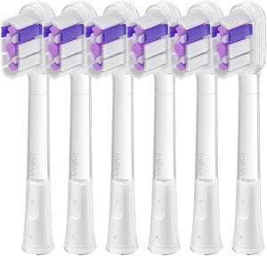 Laifen Cushioned Toothbrush Heads 6 Pack New 2025 Version Replacement Heads Compatible with Wave/Wave Special Electric Toothbrush (Ultra-Whitening)