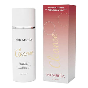 Mirabella Cleanse Total Facial Cleanser - Hydrating Gentle Cream Cleanser for All Skin Types - Face Cleanser &amp Makeup Remover - Face wash for Sensitive Skin &amp Oily Skin Formula