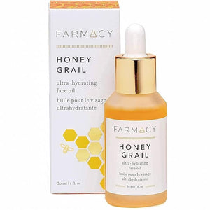 Farmacy Hydrating Face Oil - Honey Grail Nourishing Oil for Skin &amp Hair - Infused with Sea Buckthorn Oil Rosehip Oil &amp Buckwheat Honey to Moisturize &amp Maintain a Healthy Skin Barrier (30m