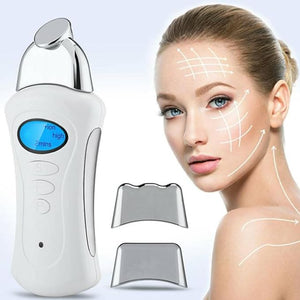 Facial and Neck Massager - Skin Lifting &amp Firming - Wrinkle &amp Dark Circle Reducer - at Home Skin Care Galvanic Spa
