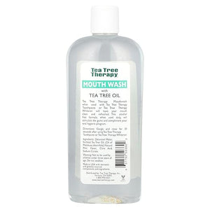 Tea Tree Therapy Tea Tree Mouthwash Alcohol Free-12 Ounce (3 Pack)