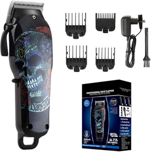 Hair Clippers &amp Trimmer for Men Cordless Rechargeable Clippers for Hair Cutting - 4 Limit Combs Stainless Steel Blades Hair Trimmer Or Barbers SalonB