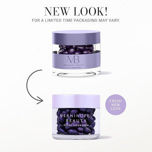 Meaningful Beauty Wrinkle Smoothing Capsules Advanced Formula With Hyaluronic Acid 20 Count