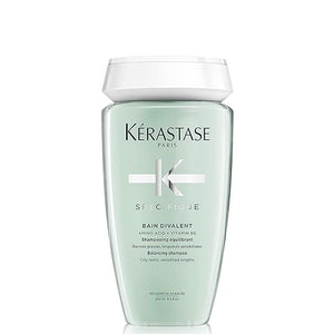 Kerastase Specifique Balancing Shampoo For Oily Scalp &amp Hair - Cleanses Oil From Roots and Hydrates Dry Hair Ends