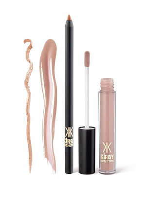 Lip Kit Duo ? Glo-up Era - TikTok-Viral Precision Liner &amp; Glossy Liquid Lipstick, Clean 2-Step Set with Hydrating Long-Wear Color ? Bold Inclusive Beauty for Everyday Konfidence