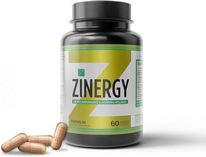 Dr. Zisman ZINERGY Natural Energy &amp Vitality Support ? All-Natural Formula for Men and Women ? Enhances Energy Levels &amp Hormonal Balance ? 60 Premium Capsules